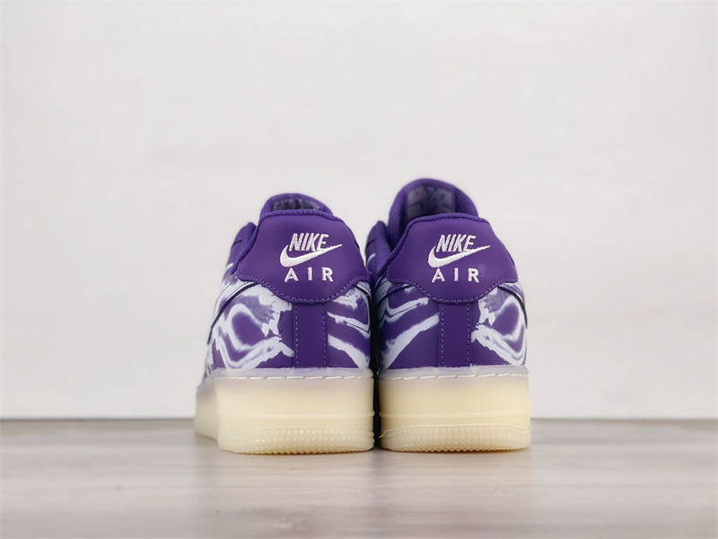 Nike Air Force 1 Low '07 QS Purple Skeleton Halloween CU8067-500