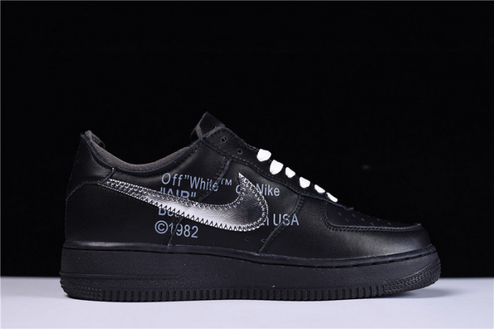 OFF-WHITE x Nike Air Force 1 07 Low Black AV5210-001