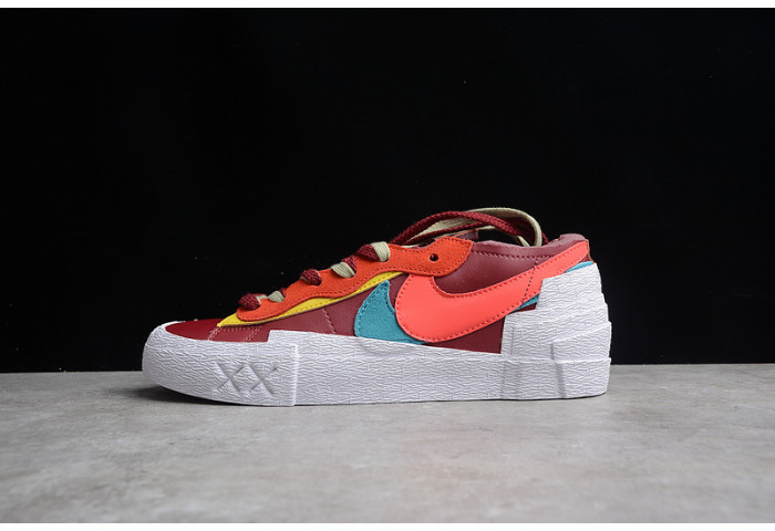 KAWS x sacai x Blazer Low Team Red DM7901-600