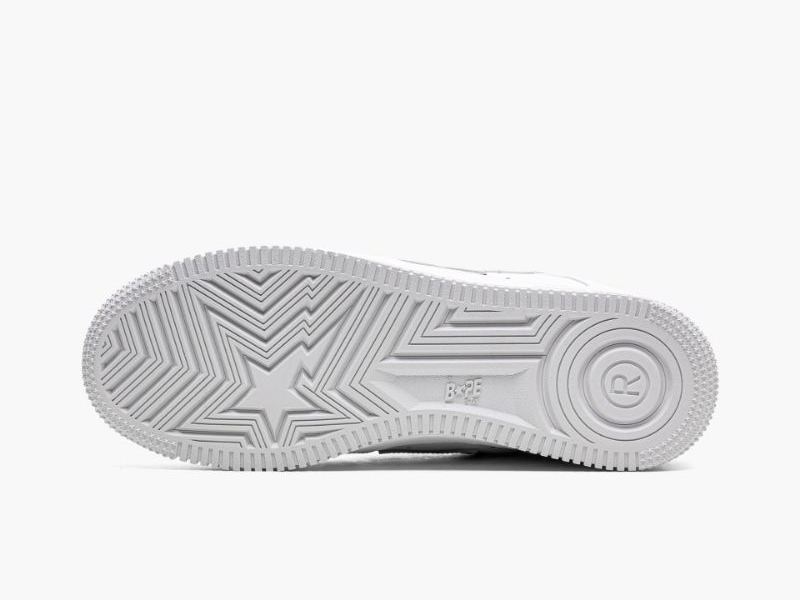 2022 A BATHING APE® Mens BAPE STA Jjjjound-Bape White/Grey