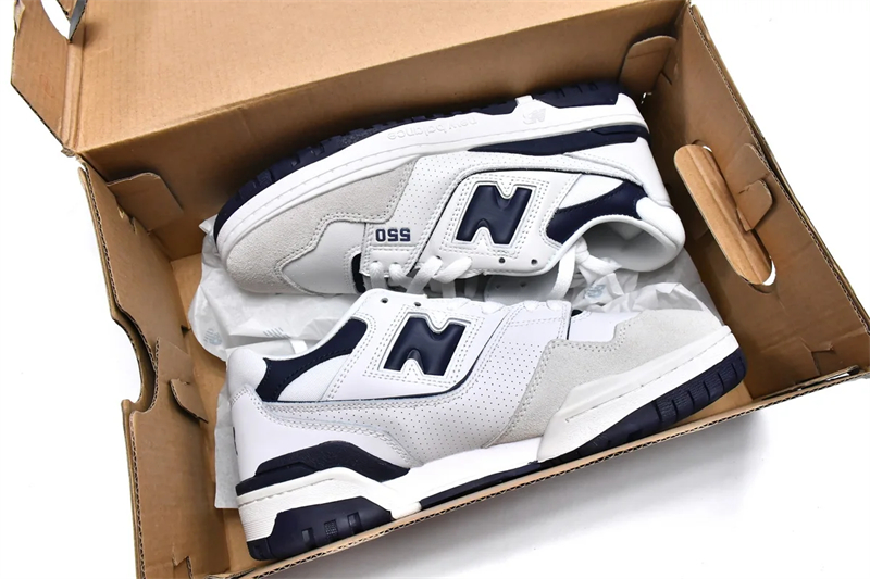 Get New Balance 550 White Navy BB550WA1