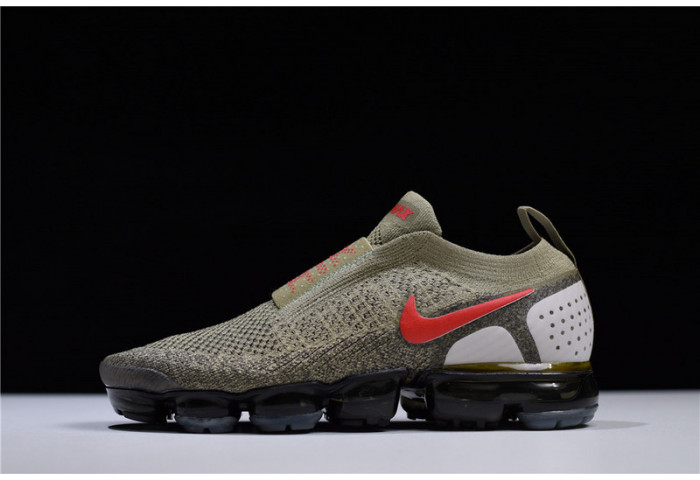 Nike VaporMax FK Moc 2 Natural Olive Habanero Red Air Vapor Max AH7006-200