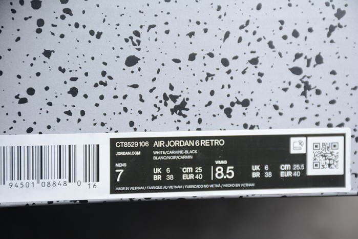 Air Jordan 6 Retro "Carmine" ??2021??CT8529-106