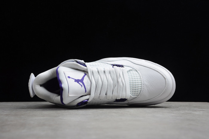 Air Jordan 4 Retro Pure Money white purple CT8527-115