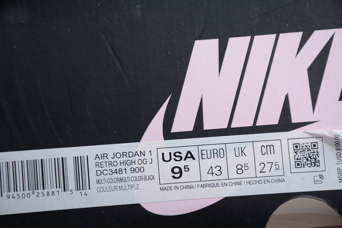 J. Balvin x Air Jordan 1 Retro OG High Colores Y Vibras DC3481-900