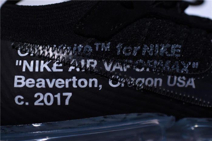 Off-White x Nike Air VaporMax FK Black AA3831-002