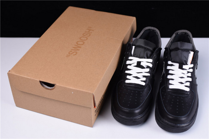 OFF-WHITE x Nike Air Force 1 07 Low Black AV5210-001