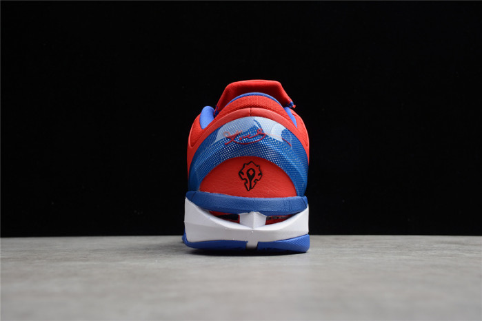 NIKE ZOOM KOBE VII RLX RED BLUE METALLIC GOLD 488371-406