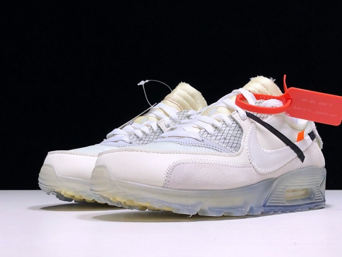 OFF-WHITE x Nike Air Max 90 Sail Muslin Virgil Abloh AA7293-100