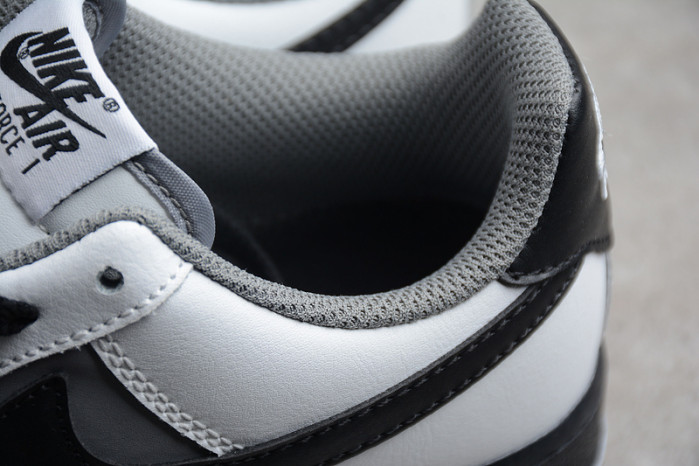 Nike Air Force 1 Low White Dark Grey Black Shoes 553689-609