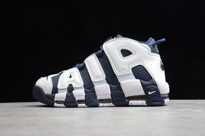 Nike Air More Uptempo Olympic White/Midnight Navy 414962-104