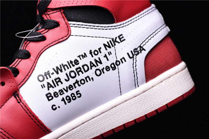Off-White Air Jordan 1 Retro Chicago The Ten AA3834-101