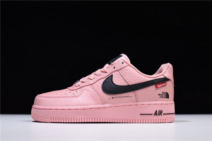 Supreme x The North Face x Nike Air Force 1 PINK AR3066-800