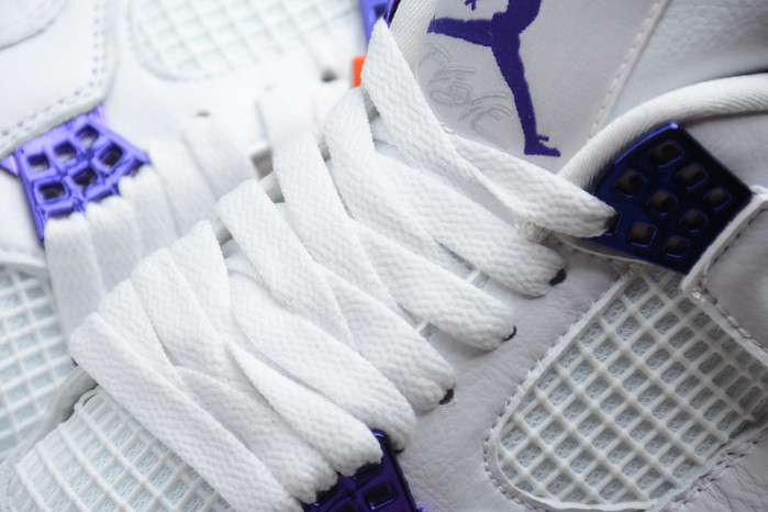 Air Jordan 4 Retro Pure Money white purple CT8527-115
