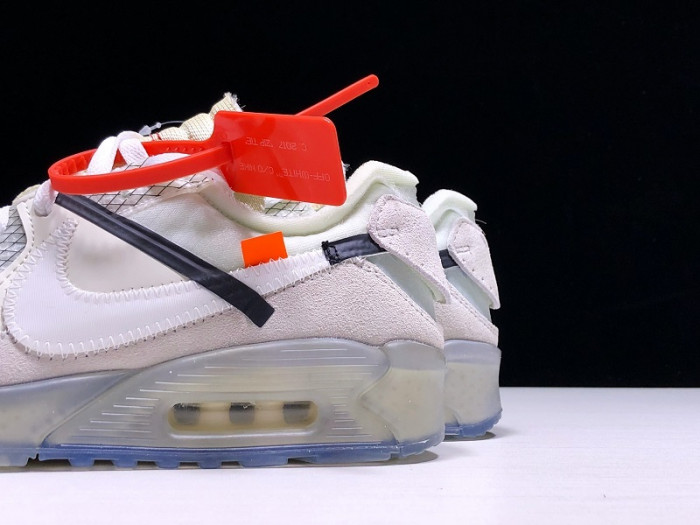 OFF-WHITE x Nike Air Max 90 Sail Muslin Virgil Abloh AA7293-100