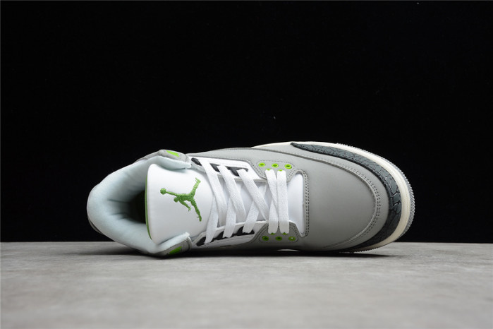 AIR JORDAN 3 RETRO ??CHLOROPHYLL???? 136064 006