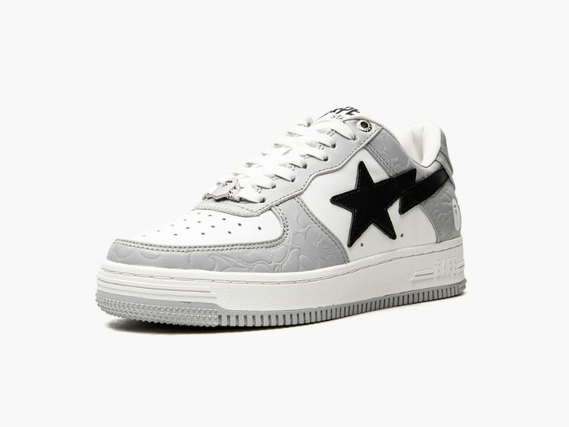 A BATHING APE® Mens BAPE STA LOW M2 IT GREY