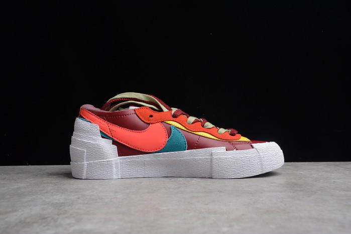 KAWS x sacai x Blazer Low Team Red DM7901-600