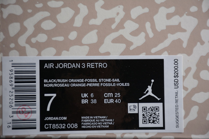 Air Jordan 3 Desert Elephant CT8532-008