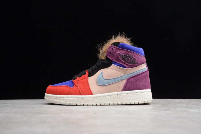 Aleali May Air Jordan 1 Viotech Fur Tongues BV2613-600