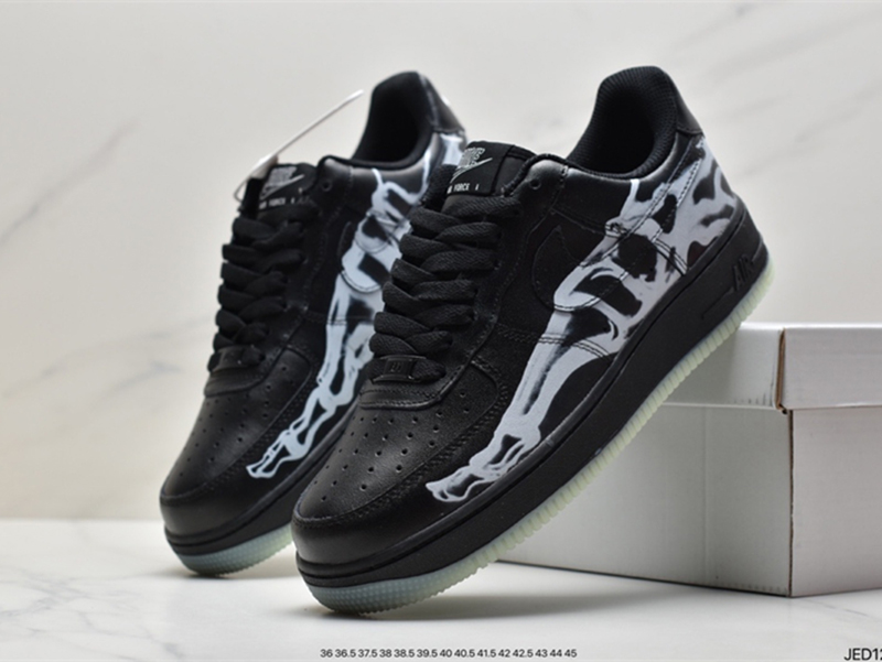 Nike Air Force 1 '07 QS Black Skeleton 2019 BQ7541-001