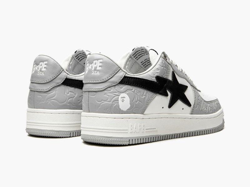 A BATHING APE® Mens BAPE STA LOW M2 IT GREY