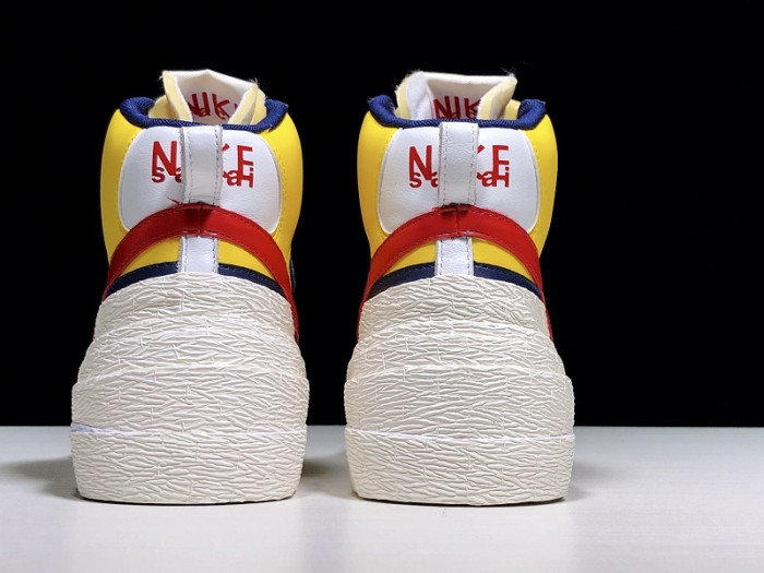 Sacai x Blazer Mid Maize Navy BV0072-700