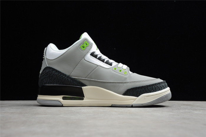 AIR JORDAN 3 RETRO ??CHLOROPHYLL???? 136064 006
