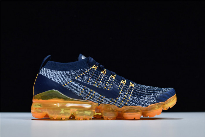 Nike Air VaporMax Flyknit 3 Navy Orange AJ6900-400