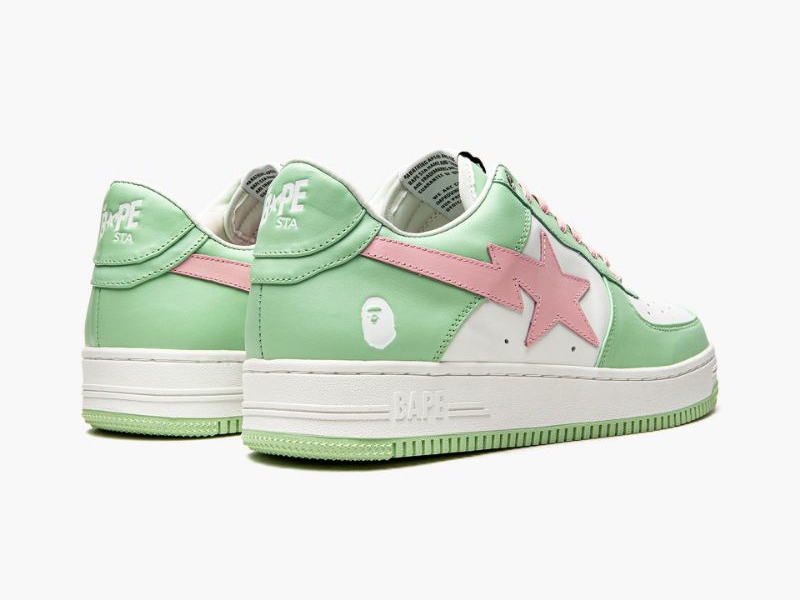 A BATHING APE® Mens BAPE STA LOW M2 IT Green
