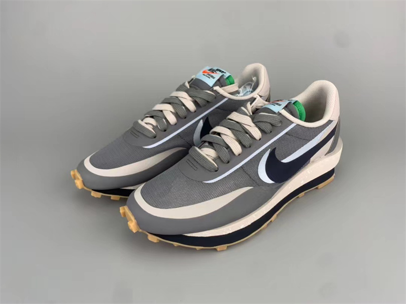 Nike LD Waffle sacai CLOT Kiss of Death 2 Cool Grey DH3114-001