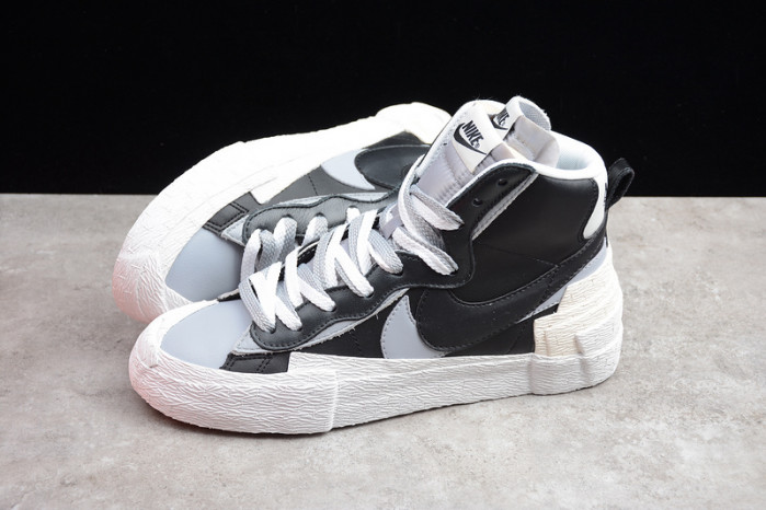 Sacai x Blazer Mid Black Grey BV0072-002