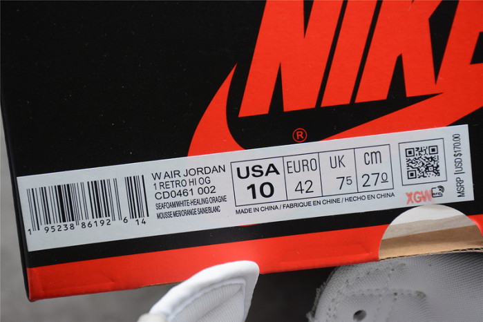 AIR JORDAN 1 HIGH OG ??SEAFOAM?? CD0461-002