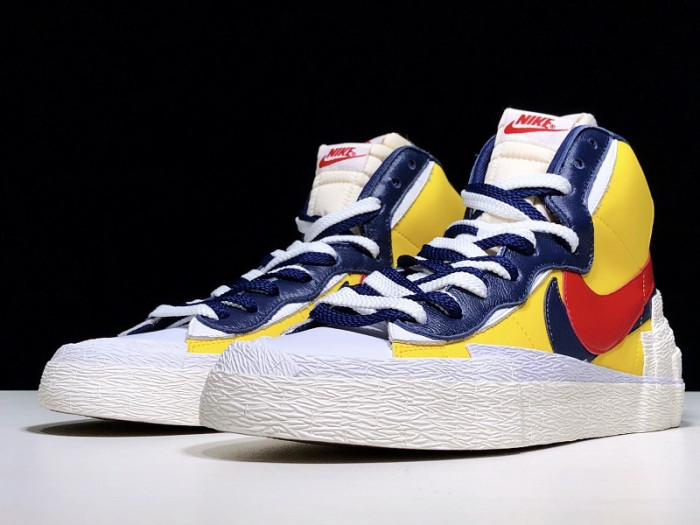 Sacai x Blazer Mid Maize Navy BV0072-700