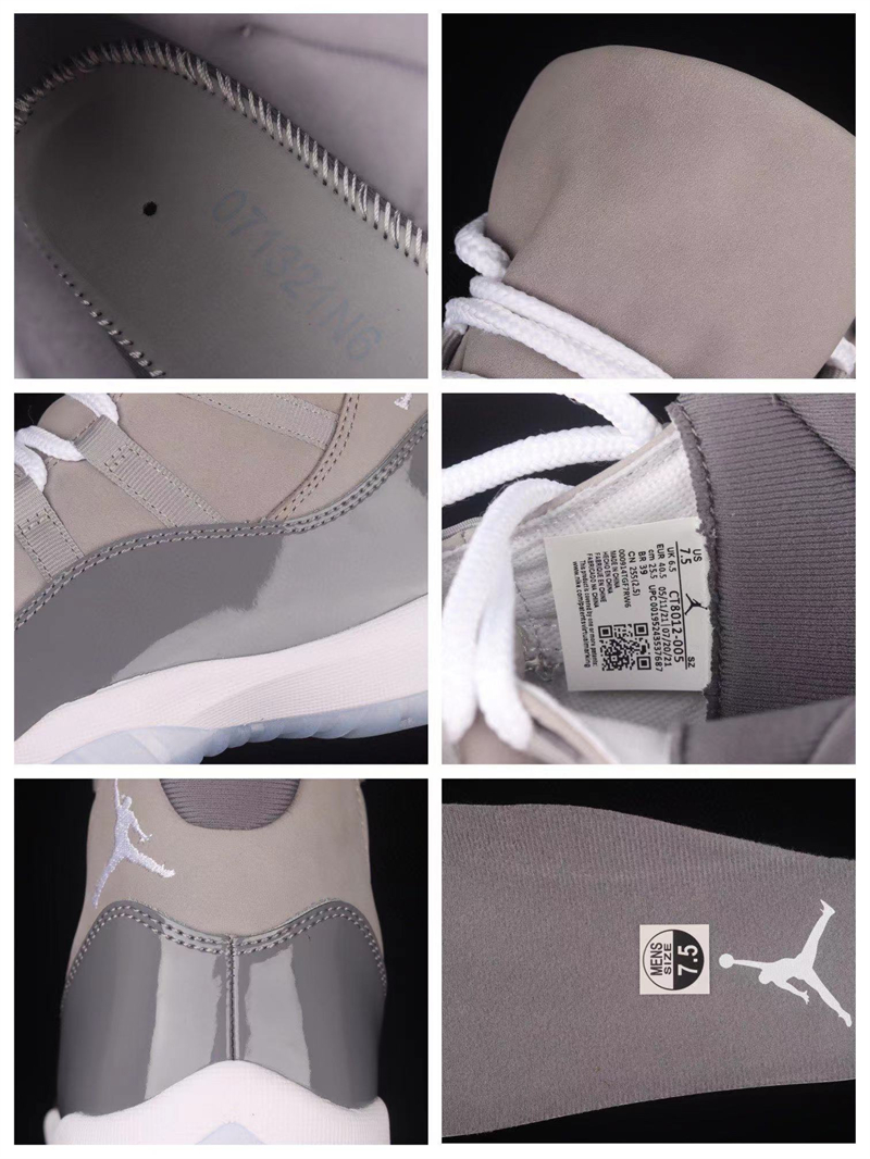 AIR JORDAN 11 RETRO COOL GREY 2021 CT8012-005