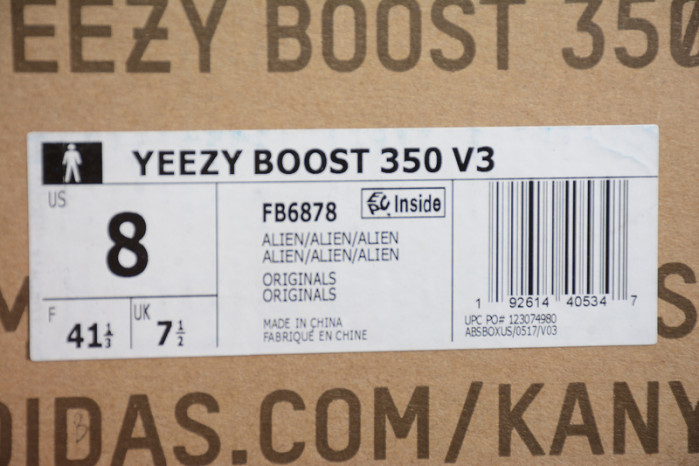 ADIDAS YEEZY BOOST 380 ALIEN FB6878