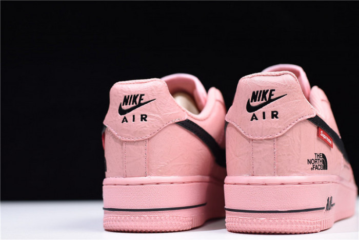 Supreme x The North Face x Nike Air Force 1 PINK AR3066-800