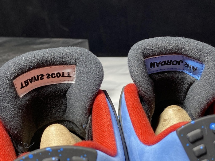 Travis Scott x Air Jordan 4 Houston Oilers University Blue 308497-406