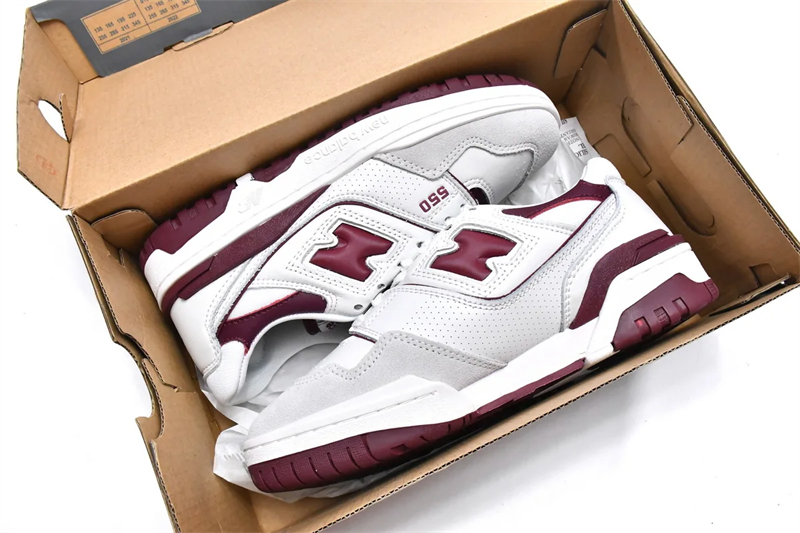 Get New Balance 550 Burgundy BB550LI1