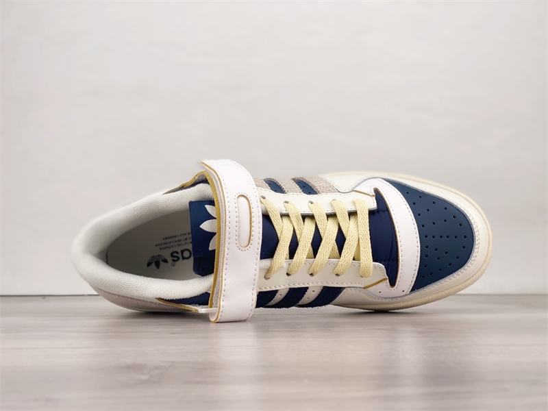 Adidas Forum 84 Low Delivers A Unique Mix Of Collegiate Navy And White GZ6427