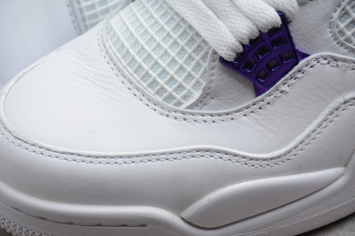 Air Jordan 4 Retro Pure Money white purple CT8527-115
