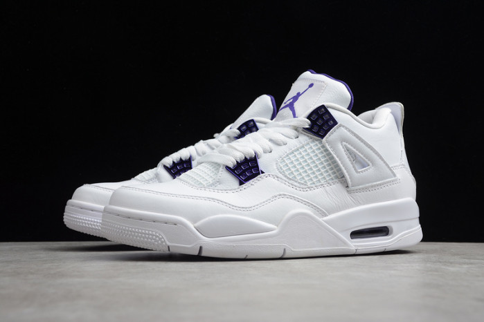 Air Jordan 4 Retro Pure Money white purple CT8527-115