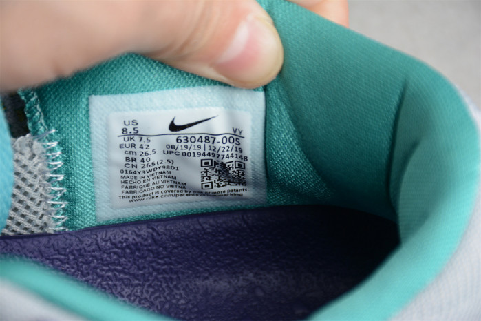 NIKE KOBE 9 GREY GREEN PURPLE 630487-005