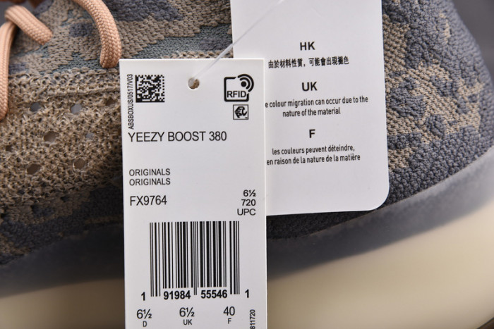adidas Yeezy Boost 380 Mist FX9764