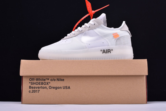 NIKE AIR FORCE 1 LOW OFF-WHITE All White AO4606-100