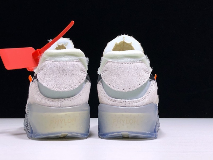 OFF-WHITE x Nike Air Max 90 Sail Muslin Virgil Abloh AA7293-100