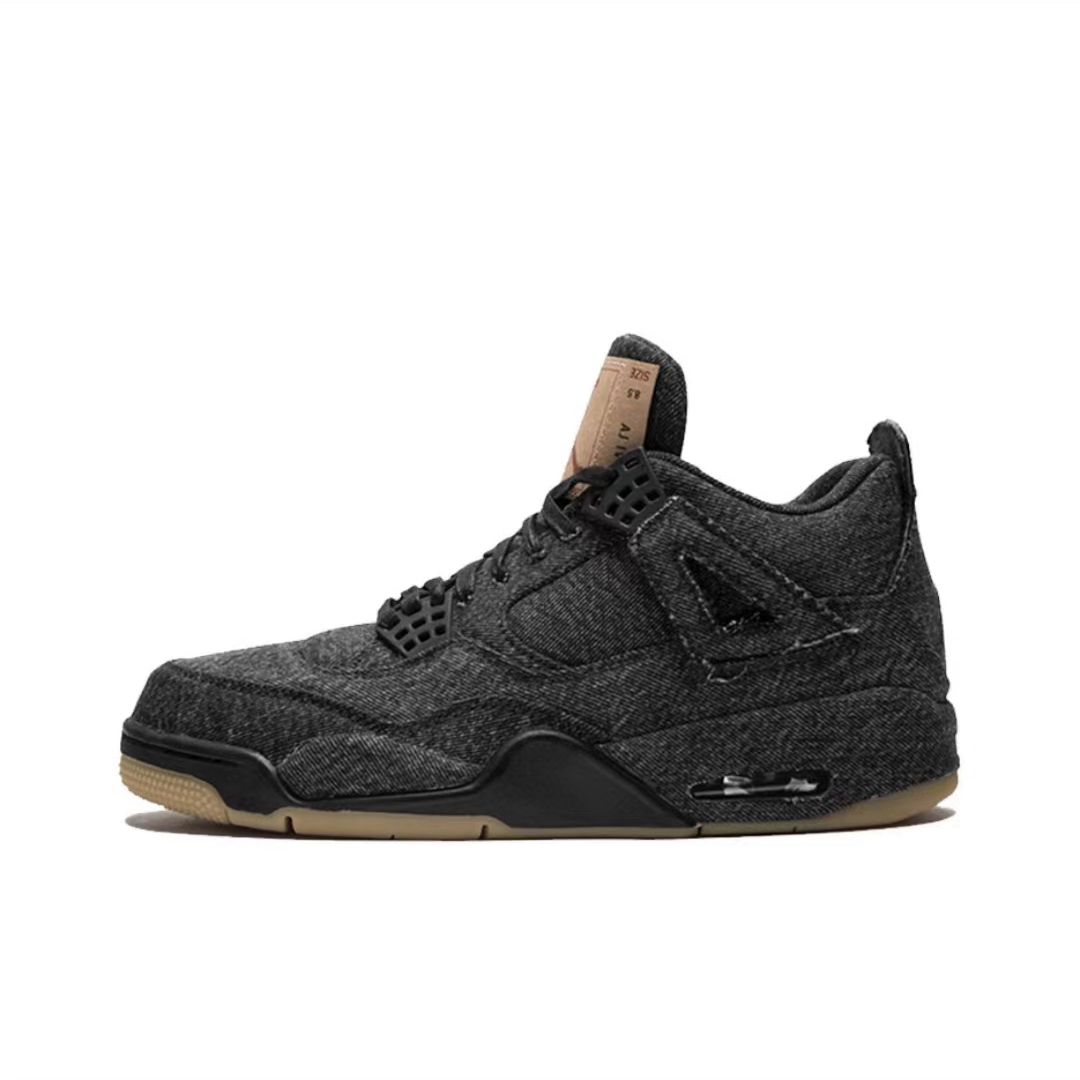 Levis x Air Jordan 4 black AO2571-001
