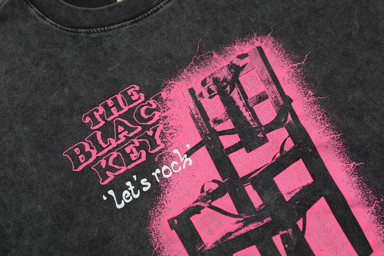 Gallery Dep Dark seat printing and washing to make old short sleeves