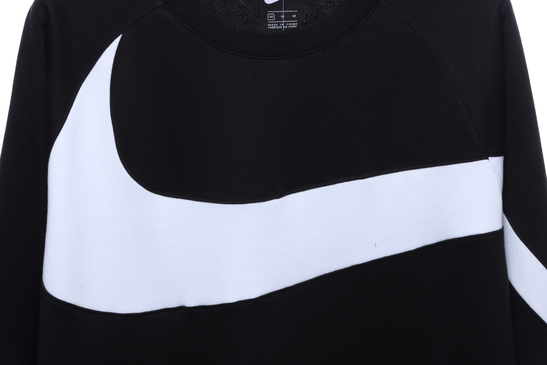 Nike  big hook patchwork round neck sweatshirt Hoodie