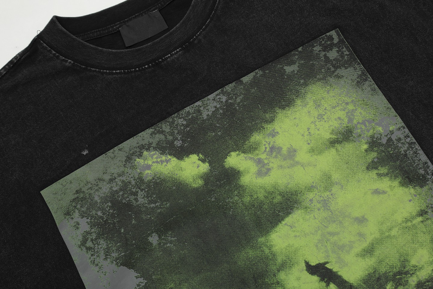 Fear Of God / Essentials style Vintage style Green Storm short sleeves